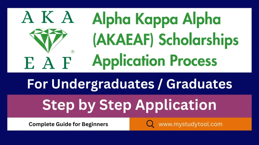 Alpha Kappa Alpha Scholarships - Application Process