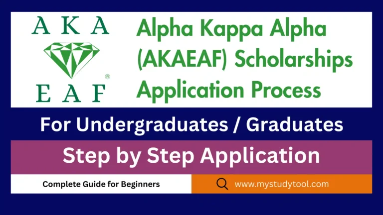 Alpha Kappa Alpha Scholarships - Application Process
