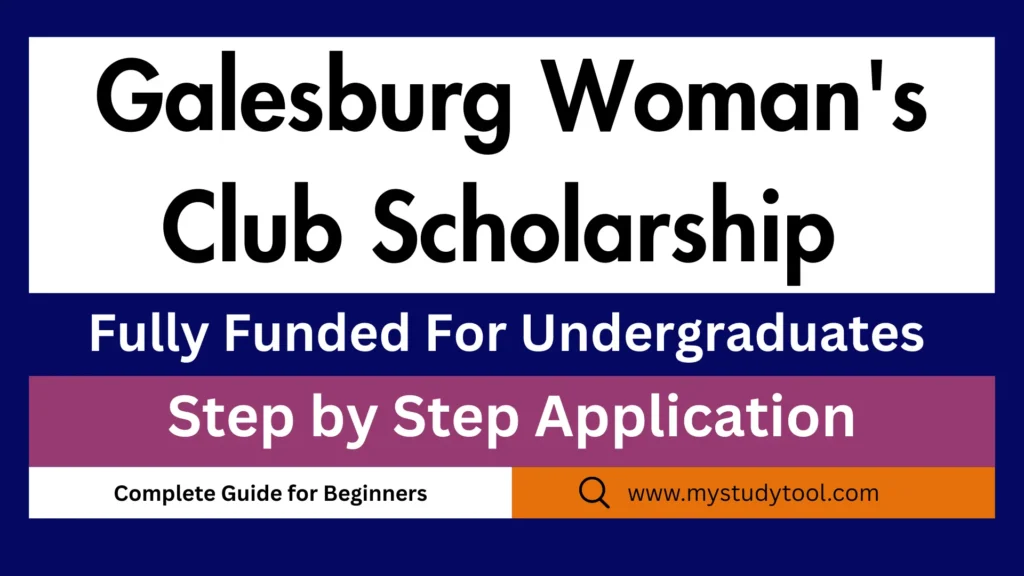 Galesburg Woman's Club Scholarship 2026 How to Apply