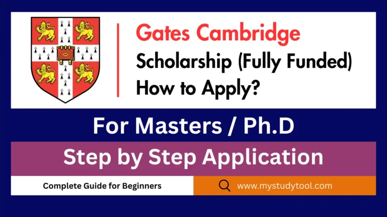 Gates Cambridge Scholarship 2026 How to Apply