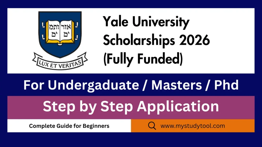 Yale University Scholarships 2026 (Fully Funded)