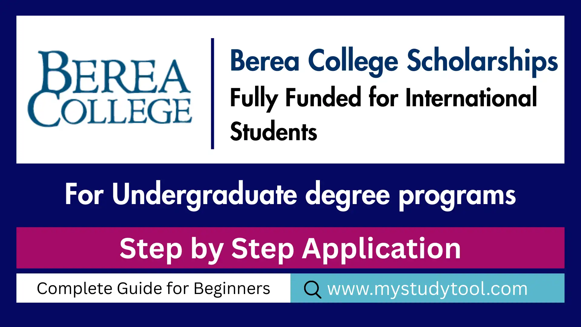 Berea College Scholarships - 100% tuition coverage for all students. Complete guide to eligibility, application process, and deadlines for this opportunity.