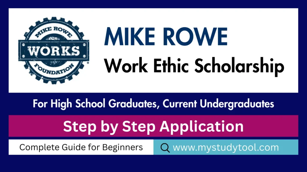 Mike Rowe Work Ethic Scholarship. Learn eligibility requirements, application steps, and tips for securing your share of $2.5 million in funding.