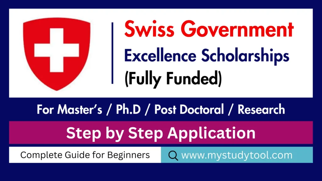Swiss Government Excellence Scholarships: Funding for foreign students & researchers for master's, PhD, and postdoc programs. Apply now to study in Switzerland.